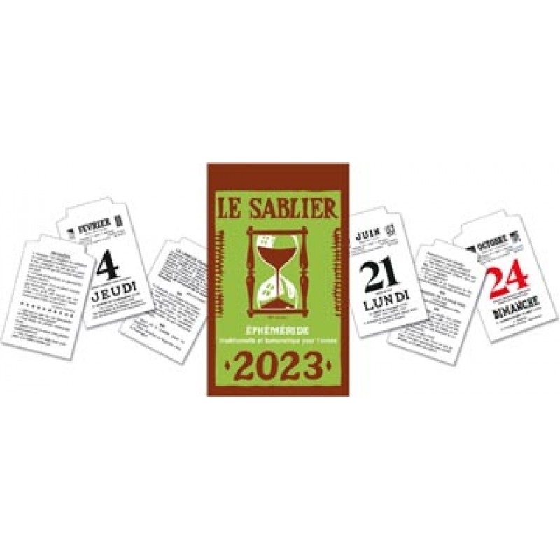 301OPKL:Bloc éphéméride Le Sablier, 2024