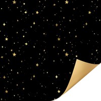 KP papier cadeau Black & Gold, 70 cm x 2 m, couleurs assorties-3