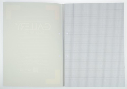 Gallery bloc de cours, quadrillé commercial, papier de 80 g/m²-2