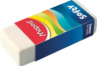 Maped gomme Softy, medium, blanc, blister de 2 pièces-2