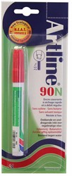 Artline Marqueur permanent 90N rouge, sous blister