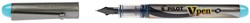 Pilot stylo plume V-Pen Silver, turquoise