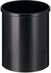 Eko poubelle en métal, contenu 15 L, noir