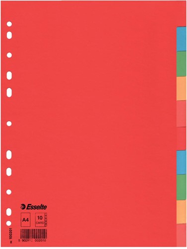 Esselte intercalaires Economy, 10 onglets