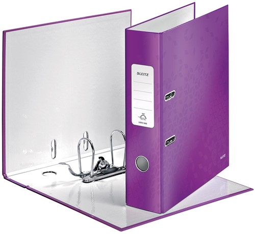 Leitz WOW classeur à levier, violet, dos de 8,5 cm-2