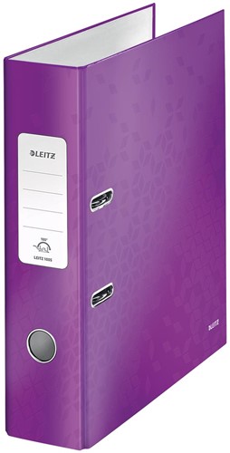 Leitz WOW classeur à levier, violet, dos de 8,5 cm