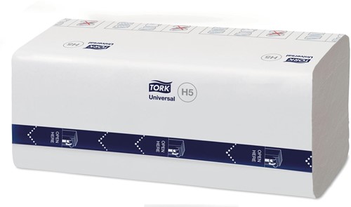 Tork Peakserve Continue essuie-mains, 1-plis, H5 Universal, blanc, paquet de 12 pièces