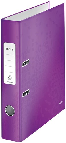Leitz WOW classeur à levier, violet, dos de 5 cm