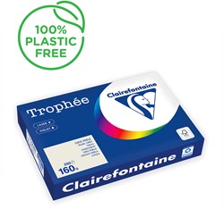 Clairefontaine A3 160g gris perle 1065 FSC <br>Par paquet de 250 feuilles