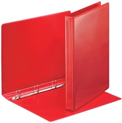 Esselte classeur à anneaux personnalisable, dos de 3,8 cm, 4 anneaux en D de 20 mm, rouge