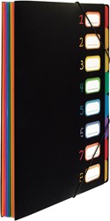Viquel Rainbow Class classeur-trieur, ft A4, avec 8 compartiments