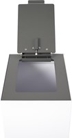 V-Part couvercle à clapet pour poubelle modulaire 60 l, gris foncé