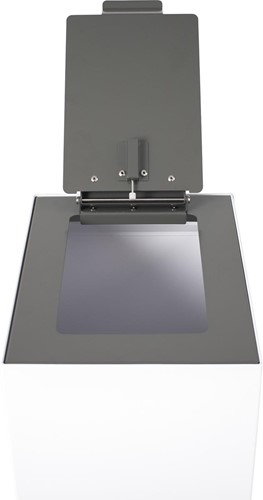 V-Part couvercle à clapet pour poubelle modulaire 60 l, gris foncé