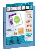 OXFORD Polyvision classeur à anneaux personnalisable, format A4, en PP, dos de 3 cm, 2 anneaux, bleu-2