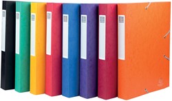 Exacompta Boîte de classement Cartobox dos de 4 cm, couleurs assorties