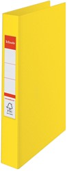 Esselte classeur à anneaux Vivida jaune, 4 anneaux
