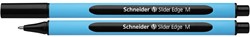 Schneider stylo bille Slider Edge, pointe moyenne, noir