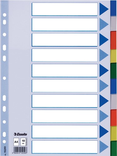 Esselte intercalaires 10 onglets