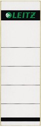 Leitz étiquettes de dos, autocollantes, ft 6,1 x 19,1 cm, paquet de 10 pièces, gris