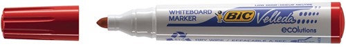 Bic marqueur pour tableaux blancs Velleda 1701, rouge