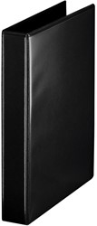 Esselte classeur à anneaux personnalisable, dos de 5,1 cm, 4 anneaux en D de 30 mm, noir