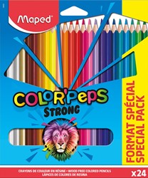 Maped crayon de couleur Color'Peps 20 crayons de couleur + 4 fluo
