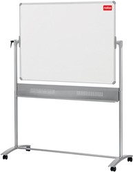 Nobo tableau magnétique mobile, pivotant, émaillé, ft 120 x 90 cm