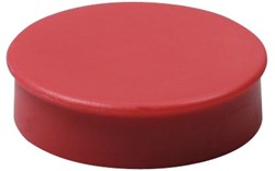 Nobo aimants, 20 mm, rouge, blister de 8 pièces