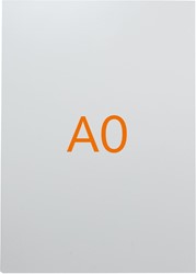 Nobo Premium Plus écran de rechange, pour chevalet porte-affiche clipsable, ft A0