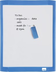 Nobo Mini tableau blanc, magnétique, avec cadre coloré, 28 x 21,6 cm, assortis