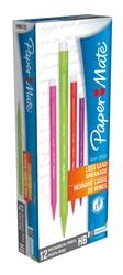 Paper Mate portemine Non-Stop, boîte de 12 pièces en couleurs assorties