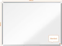 Nobo Premium Plus tableau blanc, acier laqué, magnétique, 120 x 90 cm-2