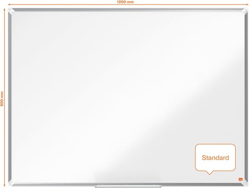 Nobo Premium Plus tableau blanc, acier laqué, magnétique, 120 x 90 cm-2
