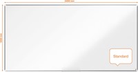 Nobo Premium Plus tableau blanc, acier laqué, magnétique, 240 x 120 cm-2