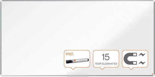 Nobo Premium Plus tableau blanc, acier laqué, magnétique, 240 x 120 cm-3