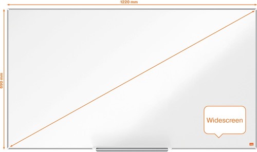Nobo Impression Pro Widescreen tableau blanc, émaillé, magnétique, 69 x 122 cm-2