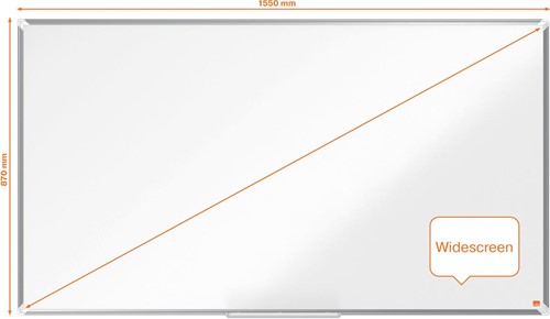 Nobo Premium Plus Widescreen tableau blanc magnétique, acier laqué, ft 155 x 87 cm-2