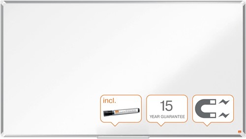 Nobo Premium Plus Widescreen tableau blanc magnétique, acier laqué, ft 155 x 87 cm-3