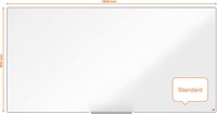 Nobo Impression Pro tableau blanc magnétique, acier laqué, ft 180 x 90 cm-2