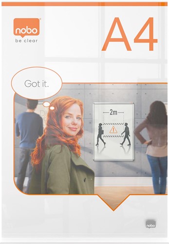 Nobo Premium Plus tableau d'affichage acrylique,avec pied, ft A4-2