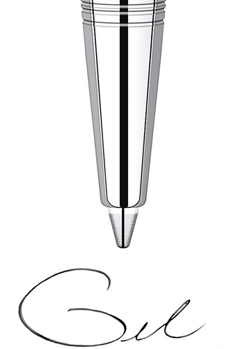 Parker Quink recharge pour stylo bille, pointe moyenne, noir, sous blister-3