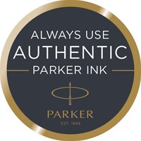 Parker Quink recharge pour stylo bille, pointe moyenne, noir, sous blister-1