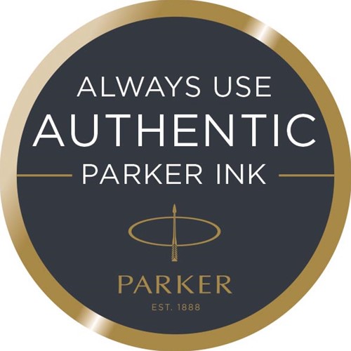 Parker Quinkflow recharge pour stylo bille, pointe moyenne, bleu, sous blister-2