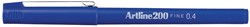 Artline 200 feutre, bleu