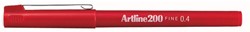 Artline 200 feutre, rouge