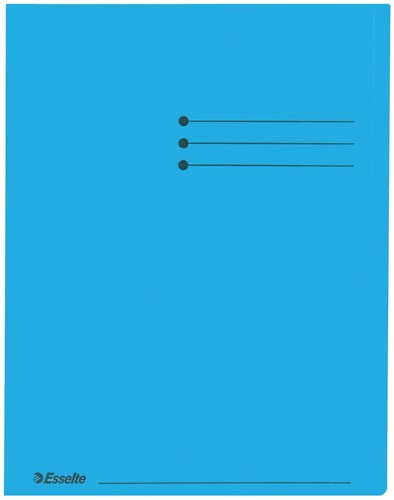 Esselte chemise de classement, bleu, paquet de 100 pièces