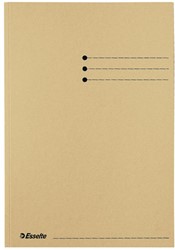 Esselte chemise de classement chamois, paquet de 100 pièces