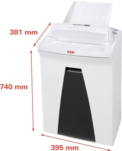 HSM SECURIO AF150 papievernietiger, 4,5 x 30 mm-6