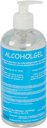 Gel hydroalcoolique 80?% éthanol 500ml avec pompe <br>Hygiène des mains
