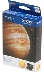 Cartouche Brother LC1240Y jaune <br>Cartouche, jaune